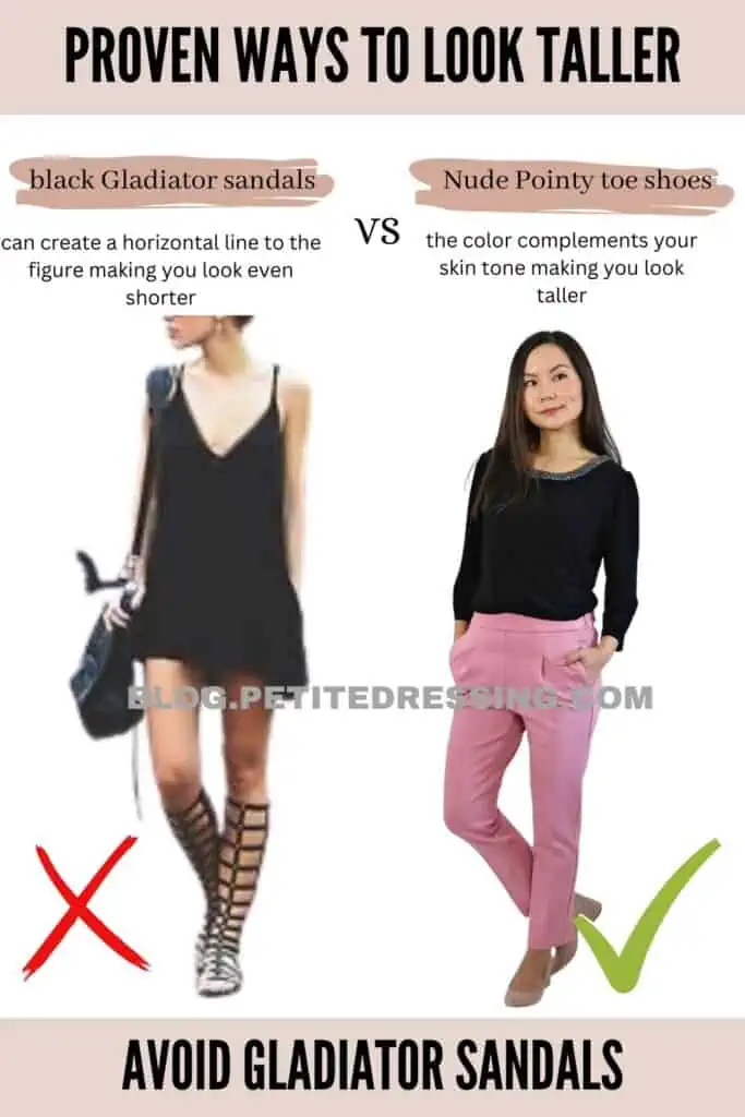 Avoid Gladiator Sandals