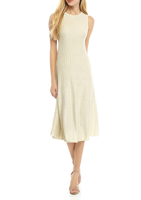 THE LIMITED Petite Shine Tank Sweater Midi Dress 