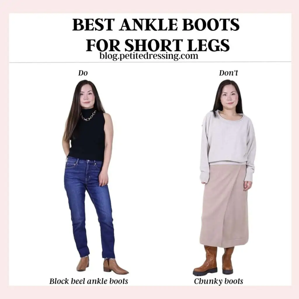 The ankle boots guide for short legs