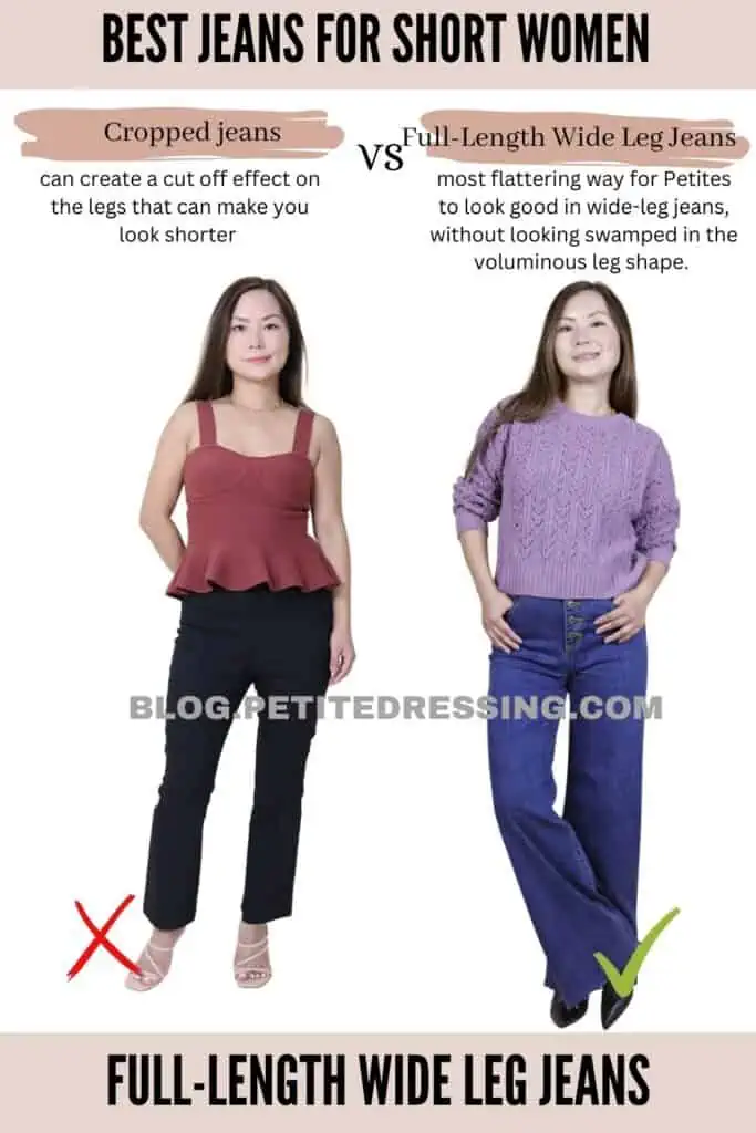 Full-Length Wide Leg Jeans