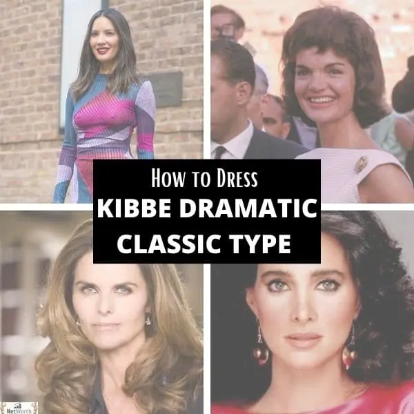 how to dress kibbe dramatic classic body type