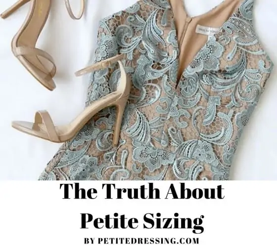 petite sizing chart