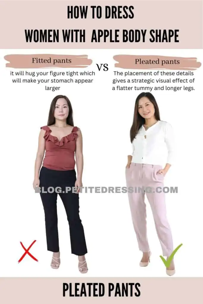 Pleated pants