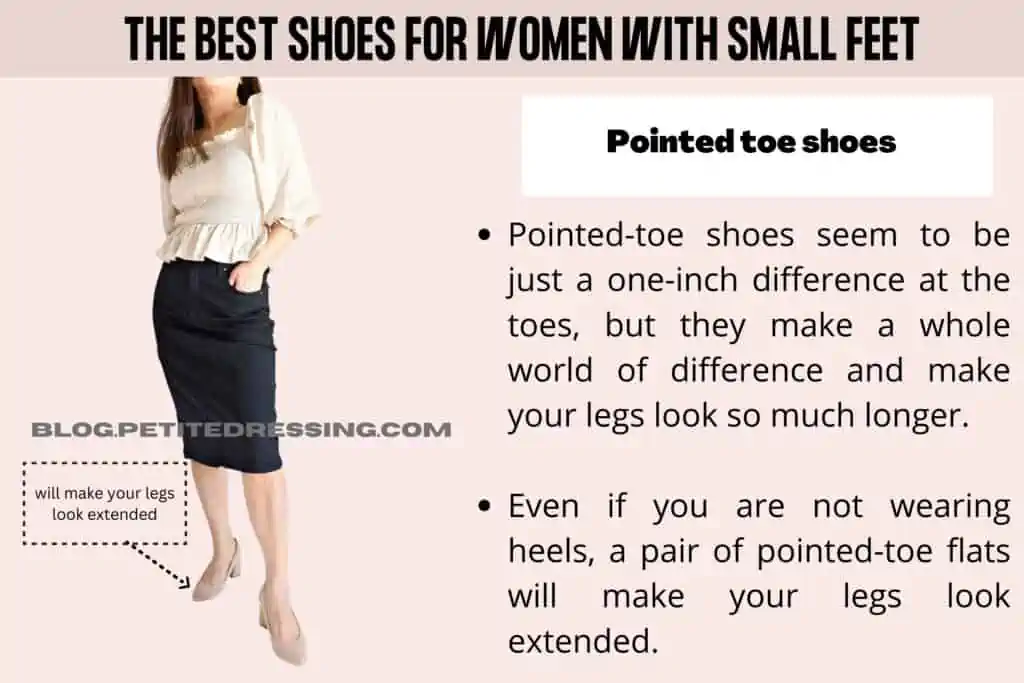 Pointed toe shoes