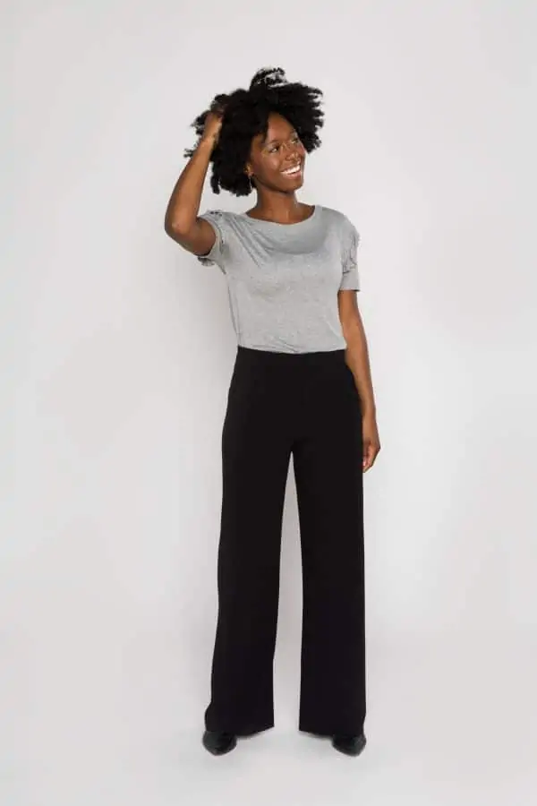 wide leg pants for short women