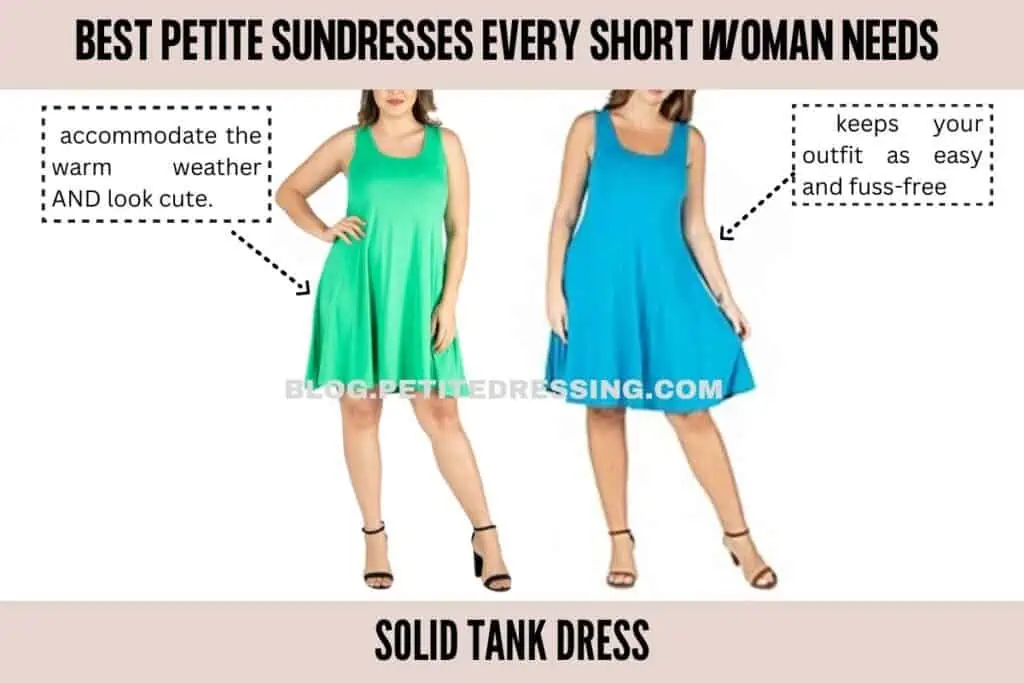 Solid Tank Dress