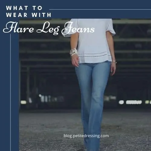 what to wear with flare jeans