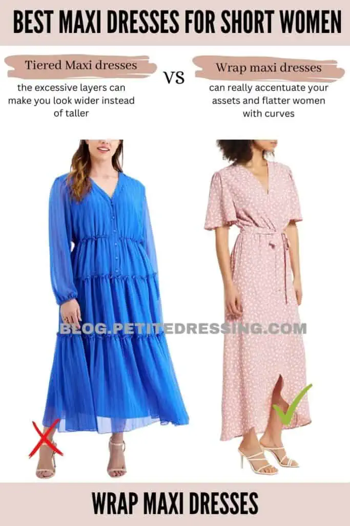 Wrap maxi dresses