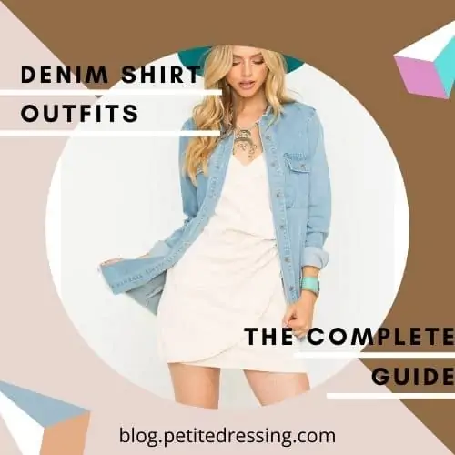 denim shirt outfits