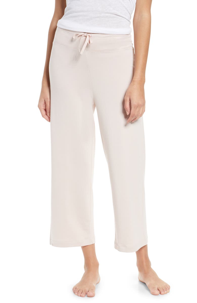 BAREFOOT DREAMS<SUP>®</SUP> Malibu Collection Crop Pajama Pants, Main, color, SHELL