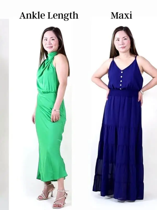 how to wear long dresses if you are short