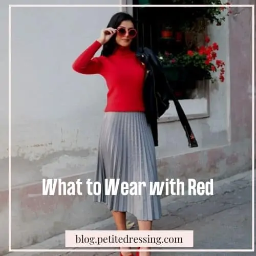 what clothes to wear with red