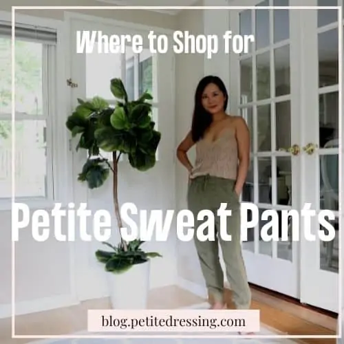 where to shop for petite sweatpants